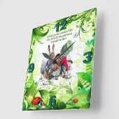 Oh, hij zal passen! 1 vierkante klok (Hoek)