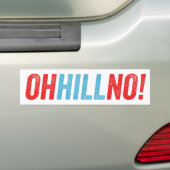 Oh Hill Nee! Bumpersticker (Op auto)