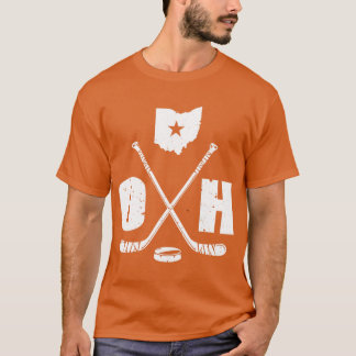 OH Hockey Ohio State Ice Hockey Afbeelding Fan Gif T-shirt