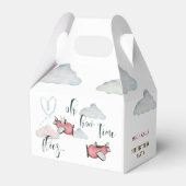 Oh hoe de tijd vliegt retro vliegtuig jongen verja bedankdoosjes (Achterkant)