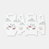 Oh hoe de tijd vliegt retro vliegtuig jongen verja bedankdoosjes (Uitgevouwen)