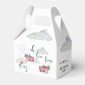 Oh hoe de tijd vliegt retro vliegtuig jongen verja bedankdoosjes (Voorkant Zijde)