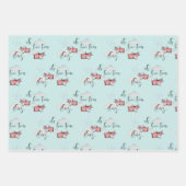 Oh hoe de tijd vliegt retro vliegtuig jongen verja inpakpapier vel (Voorkant 2)