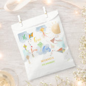 Oh hoe de tijd vliegt waterverf vlieger verjaardag bedankzakje (Geknipt)