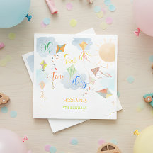 Oh hoe de tijd vliegt waterverf vlieger verjaardag