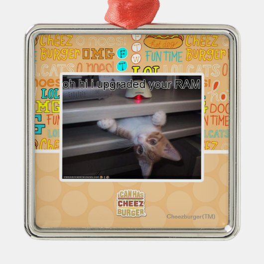 Oh hoe ik uw RAM heb geüpgraded Metalen Ornament (Voorkant)