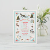 Oh, hoe leuk de Winter Village scene met kerstfees Kaart (Staand voorkant)