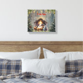 Oh Holy Night: A Timeless Nativity Scene Canvas Pr Afdruk (Insitu (Slaapkamer))