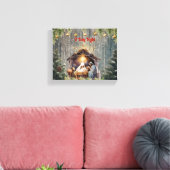 Oh Holy Night: A Timeless Nativity Scene Canvas Pr Afdruk (Insitu (Woonkamer))
