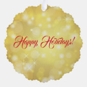 Oh Holy Night Angel Paper Ornament Kaart (Achterkant)