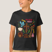 Oh Holy Night Jesus Is The Reason Christian Christ T-shirt (Voorkant)