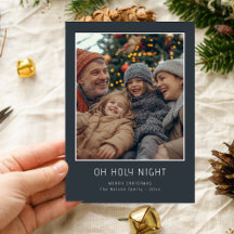 Oh Holy Night Joyful Christelijke Familiefoto