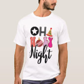 Oh Holy Night - Kerstmis T-shirt (Voorkant)