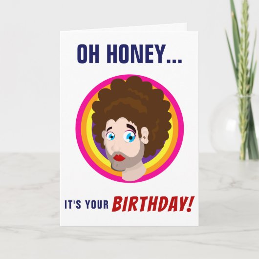 Oh Honey Queer Gelukkige Verjaardag Kaart (Voorkant)