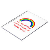 Oh HOpe Thou Soother Sweet Notitieboek (Linkerzijde)