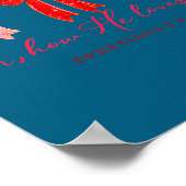Oh How He Loves Us, Christian Valentine Bible Vers Poster (Hoek)