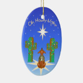 Oh Howly Night Keramisch Ornament (Rechts)