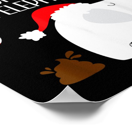 Oh I Cked The Wrong White Elephant Ugly Christmas Poster (Hoek)