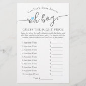 Oh, ik denk dat de juiste prijs Blue Baby shower G (Voorkant)