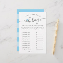 Oh, ik denk dat de juiste prijs Blue Baby shower G