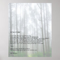 Oh, ik. Oh leven! Walt Whitman Poem Wooded Path 1