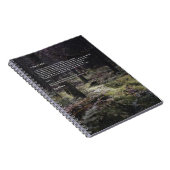 Oh, ik. Oh leven! Walt Whitman Poem Wooded Path 3 Notitieboek (Rechterzijde)