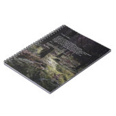 Oh, ik. Oh leven! Walt Whitman Poem Wooded Path 3 Notitieboek (Linkerzijde)