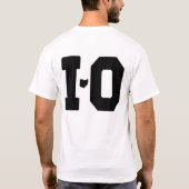 OH IO Ohio T-shirt - Zwart (Achterkant)