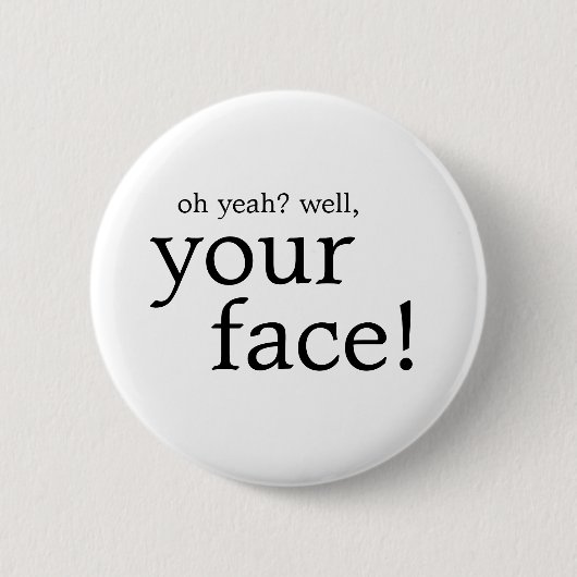 Oh ja Button (Voorkant)