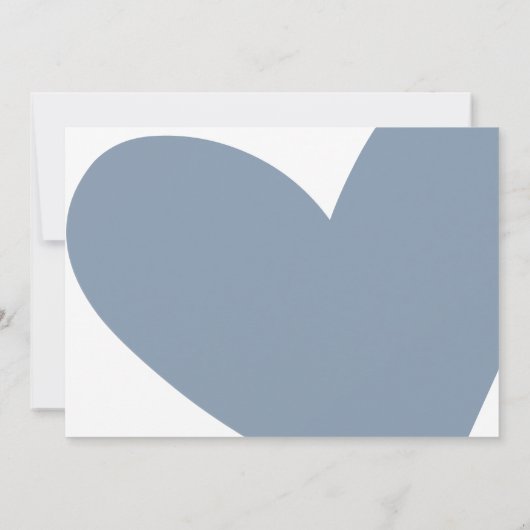 Oh ja, dat deden we, Modern Wedding Receptie Diner Kaart (Achterkant)