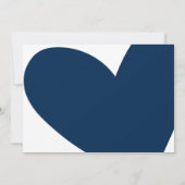 Oh ja, dat deden we, Modern Wedding Receptie Diner Kaart (Achterkant)