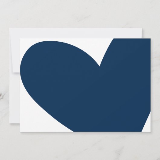 Oh ja, dat deden we, Modern Wedding Receptie Diner Kaart (Achterkant)