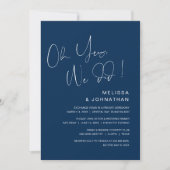 Oh ja, dat deden we, Wedding Elopement Party, Navy Kaart (Voorkant)