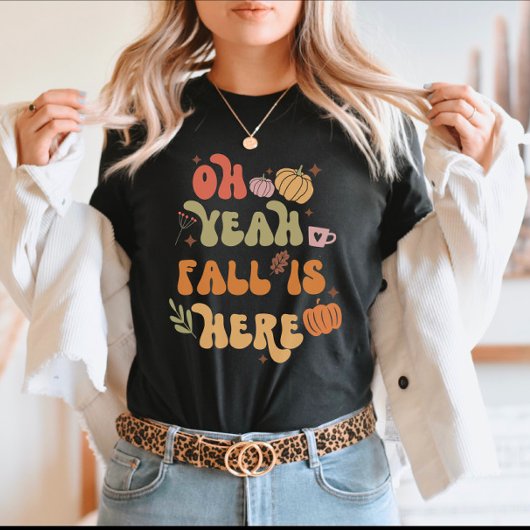 Oh ja Herfst is hier Herfst quote T-shirt