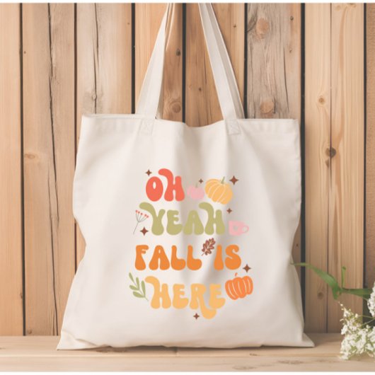 Oh ja Herfst is hier Herfst quote Tote Bag