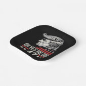 Oh ja, hij deed 47 Trump 2024 Papieren Bordje (Gebogen)