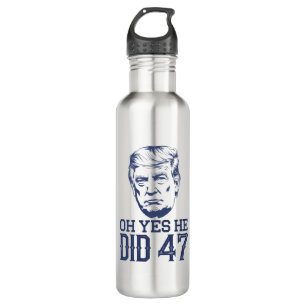 Oh ja, hij deed 47 Trump 2024 Waterfles
