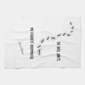 Oh ja, mieren grappig sarcastisch theedoek (Horizontaal)