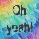 Oh ja regenboog sticker (Voorkant)