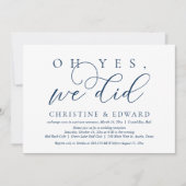 Oh ja, we hebben het gedaan, Trouw Elopement, Mari Kaart (Voorkant)