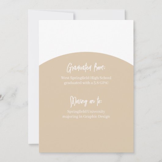 Oh jee, ze hebben hun diploma! Grappig Afstuderen Kaart (Achterkant)