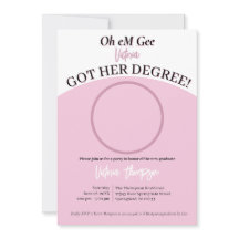 Oh jee, ze hebben hun diploma! Grappig Afstuderen