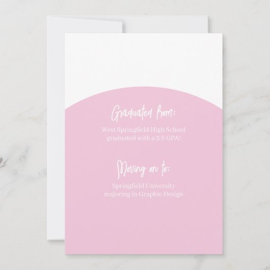 Oh jee, ze hebben hun diploma! Grappig Afstuderen Kaart (Achterkant)