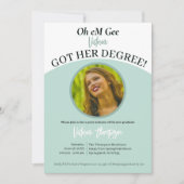 Oh jee, ze hebben hun diploma! Grappig Afstuderen Kaart (Voorkant)