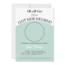 Oh jee, ze hebben hun diploma! Grappig Afstuderen