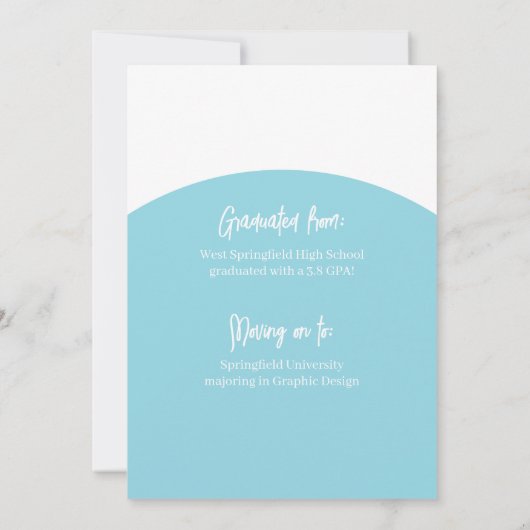 Oh jee, ze hebben hun diploma! Grappig Afstuderen Kaart (Achterkant)