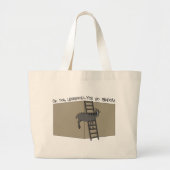 Oh jij, LadderGoat, je bent zo willekeurig Grote Tote Bag (Voorkant)