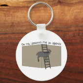 Oh jij, LadderGoat, je bent zo willekeurig Sleutelhanger (Voorkant)