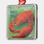 Oh jij Lobster Scene Metalen Ornament (Links)
