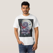 oh jongen aap in de ruimte t-shirt (Voorkant volledig)